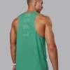 Race Day Performance Tank - Mystic Green