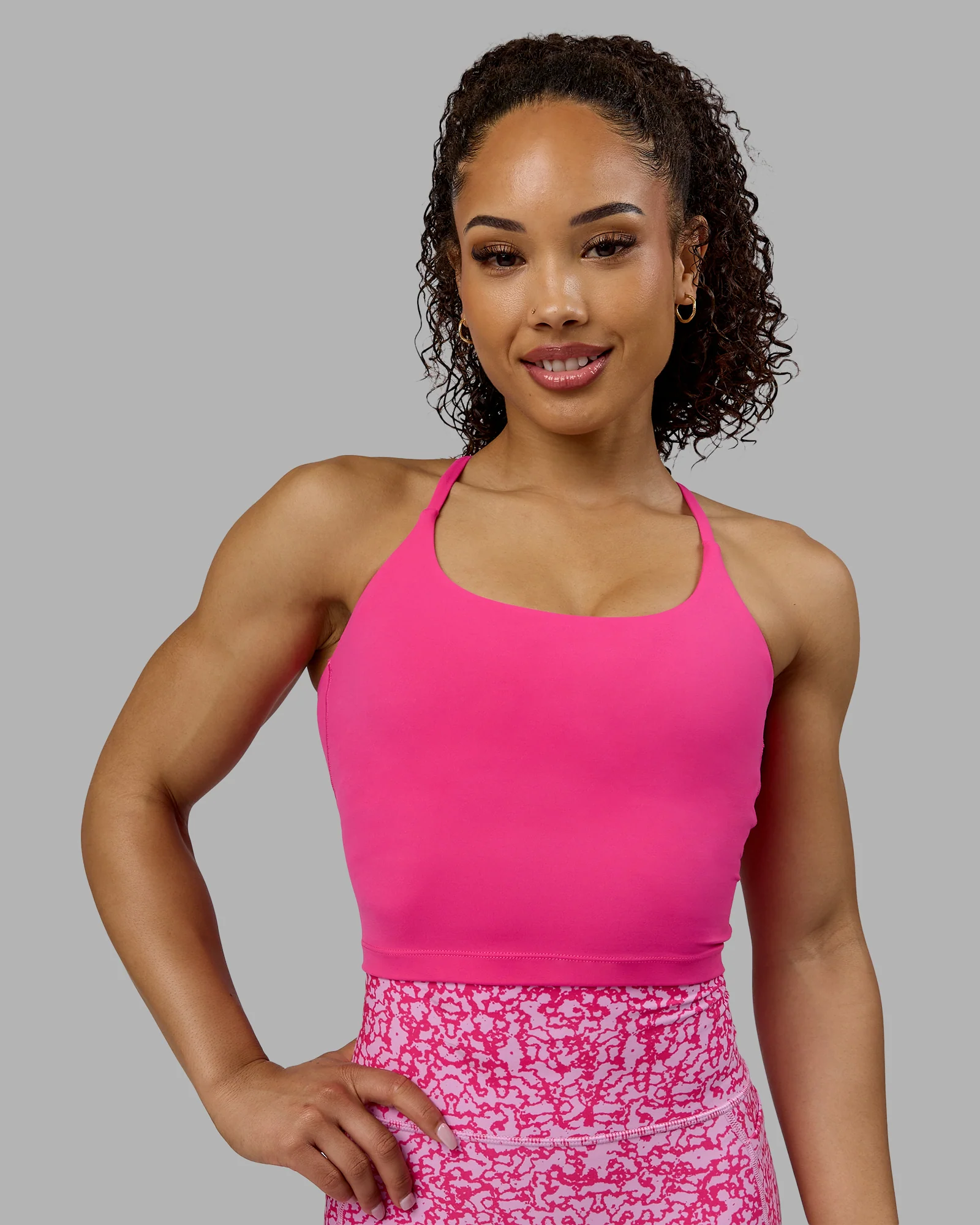 17937-twist-tank-with-shelf-bra-ultra-pink-4.webp Twist Tank With Shelf Bra - Ultra Pink