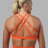 Velocity Sports Bra - Ultra Orange