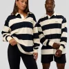 Clubhouse Unisex Rugby Polo - Future Navy-Off White