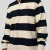 Clubhouse Unisex Rugby Polo - Future Navy-Off White
