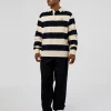 Clubhouse Unisex Rugby Polo - Future Navy-Off White