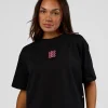 Go-To Heavyweight Reflective Skimmer Tee - Black-Reflective
