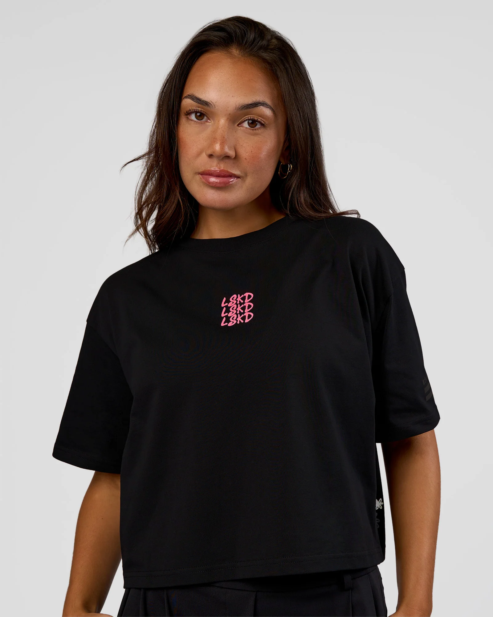 Go-To Heavyweight Reflective Skimmer Tee - Black-Reflective