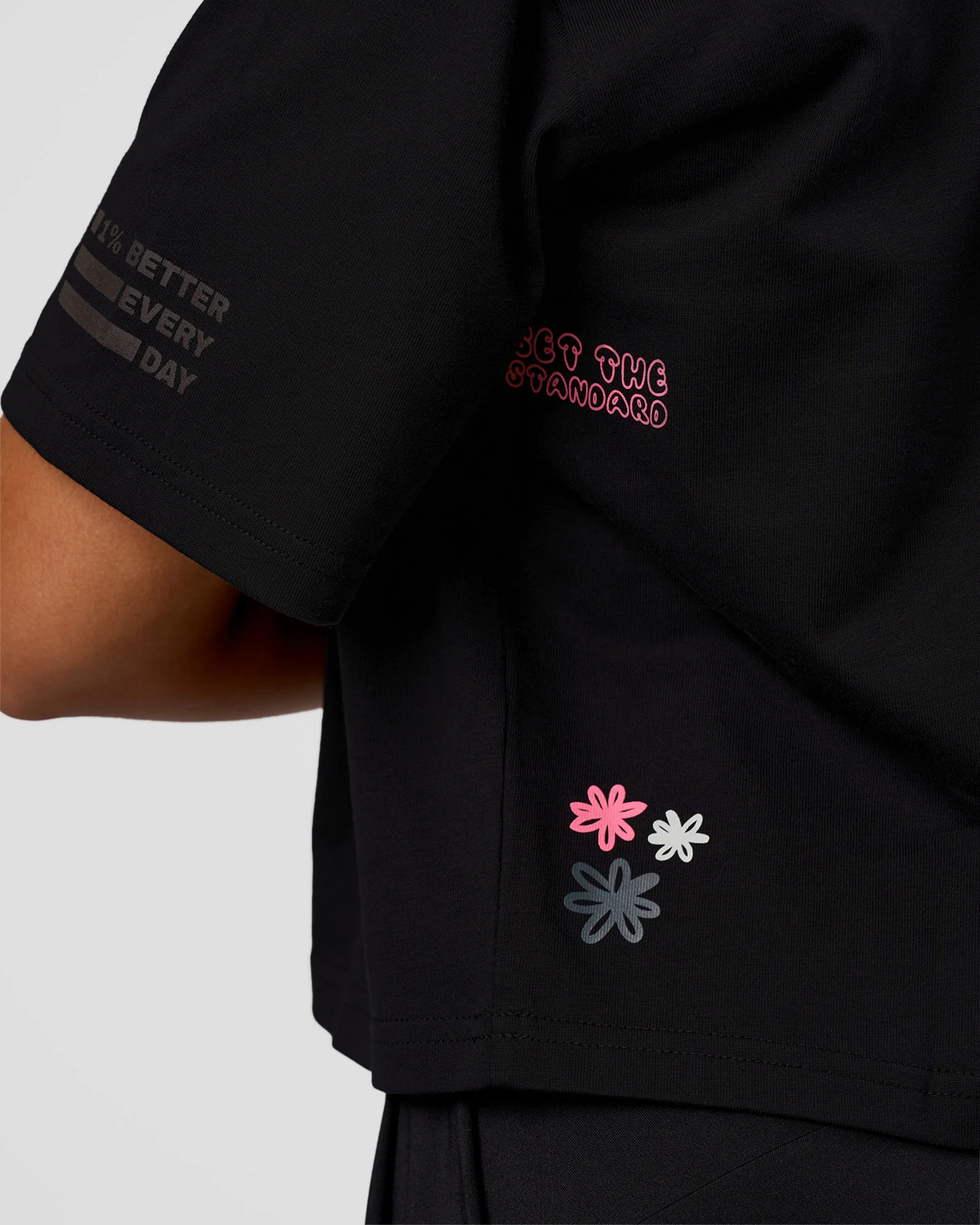 Go-To Heavyweight Reflective Skimmer Tee - Black-Reflective