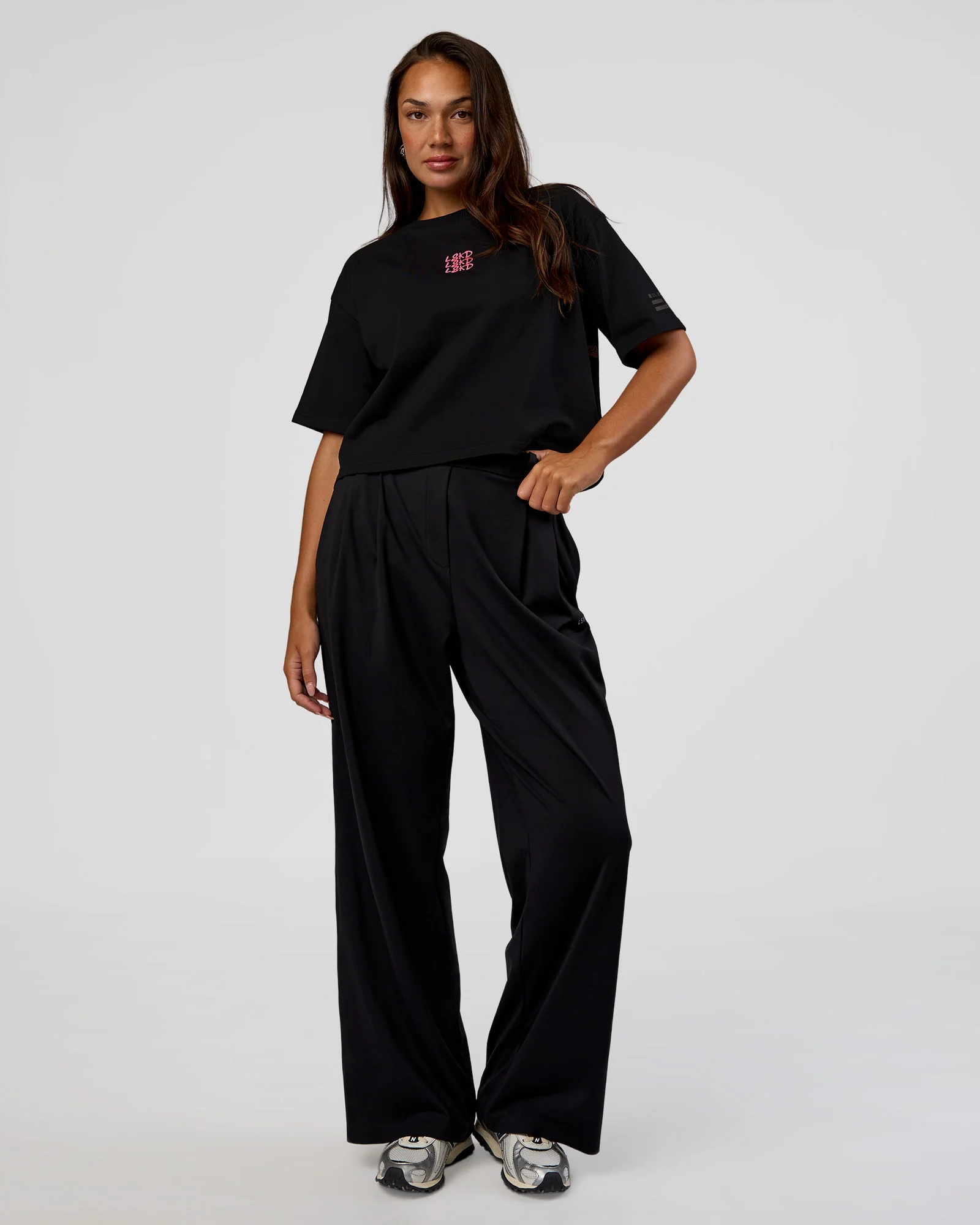 Go-To Heavyweight Reflective Skimmer Tee - Black-Reflective