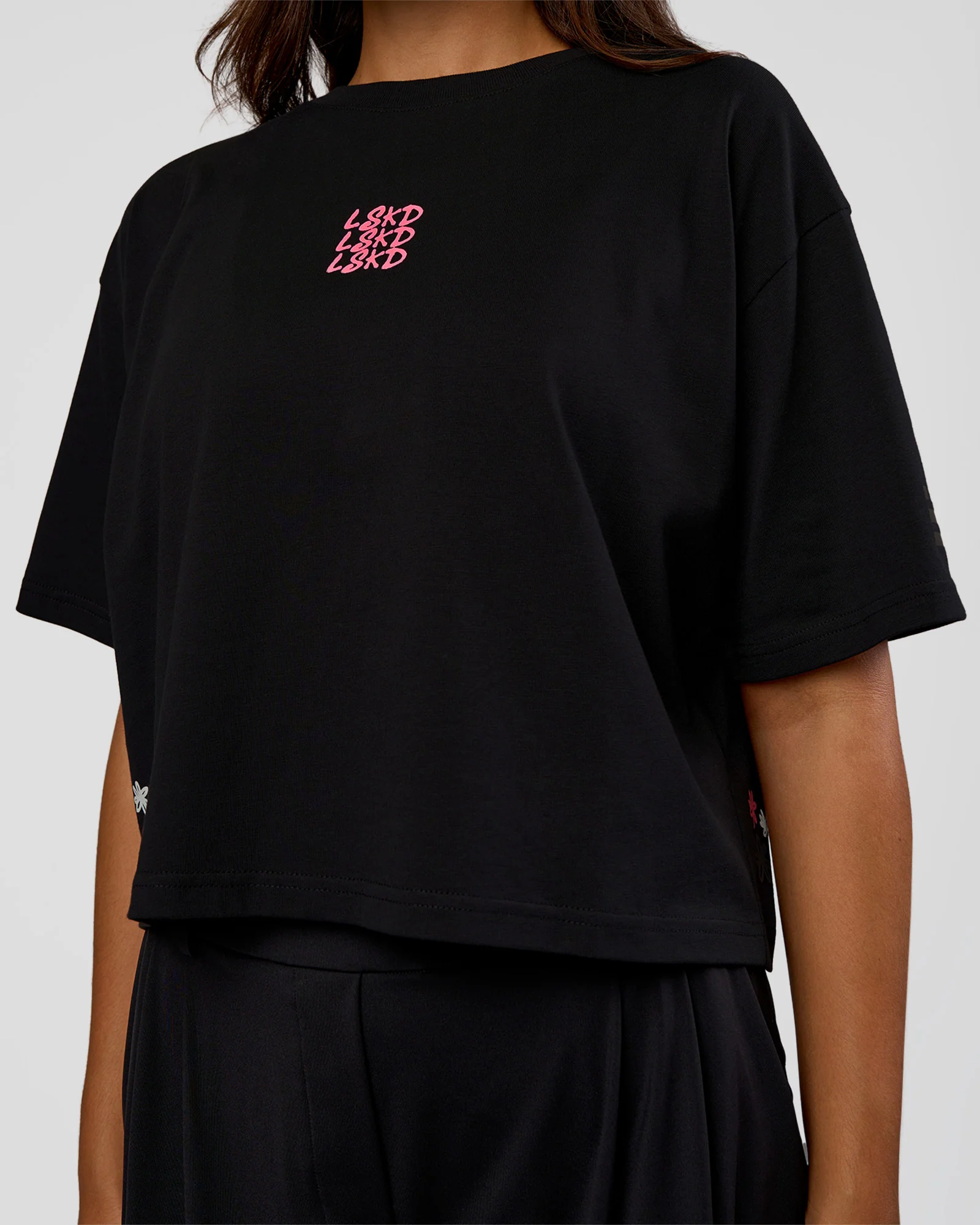 Go-To Heavyweight Reflective Skimmer Tee - Black-Reflective