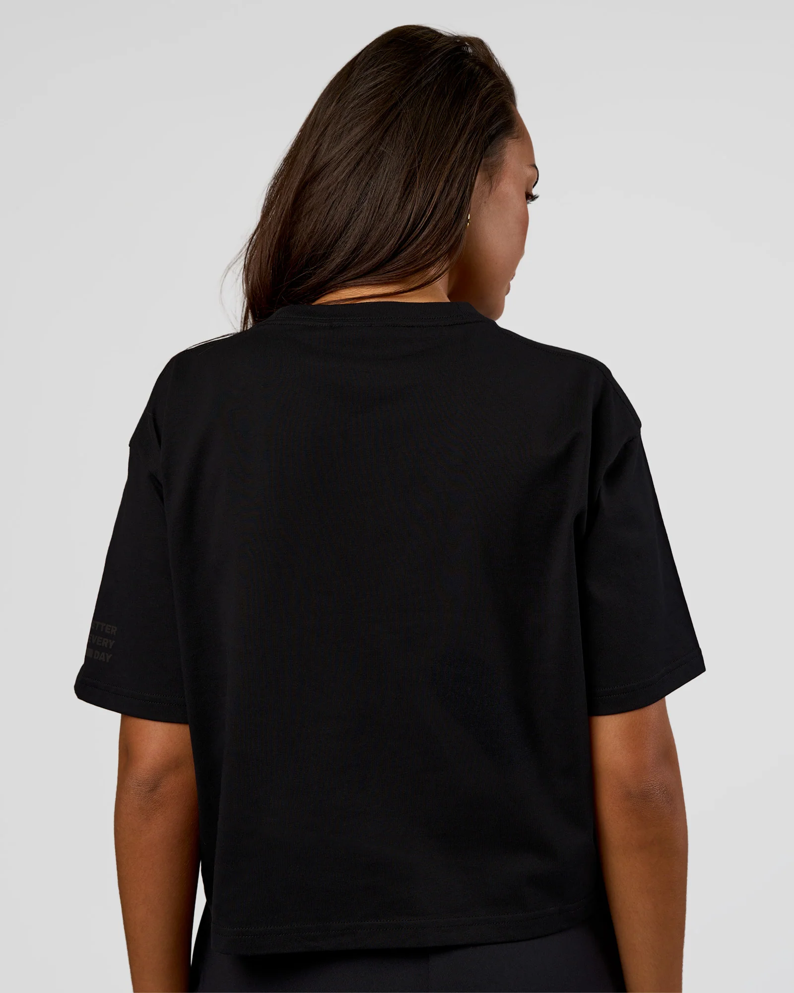 Go-To Heavyweight Reflective Skimmer Tee - Black-Reflective