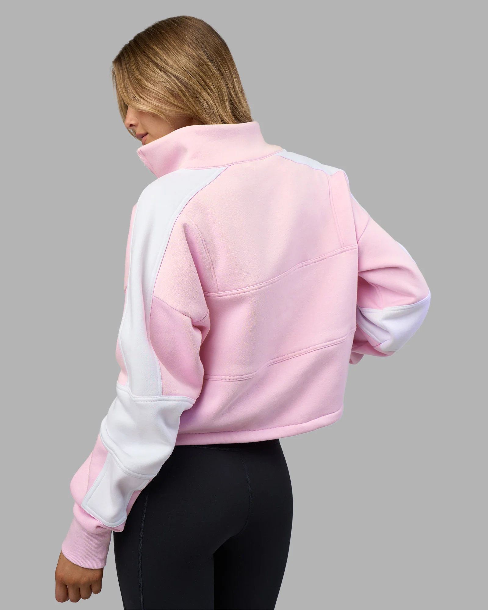 Slam Quarter Zip Sweater - Marshmallow-White