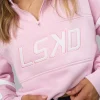 Slam Quarter Zip Sweater - Marshmallow-White