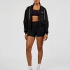 Run Fast Lift Heavy Hoodie - Black-White