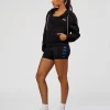 Run Fast Lift Heavy Hoodie - Black-White