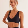 Bend & FLX Plunge Sports Bra - Black
