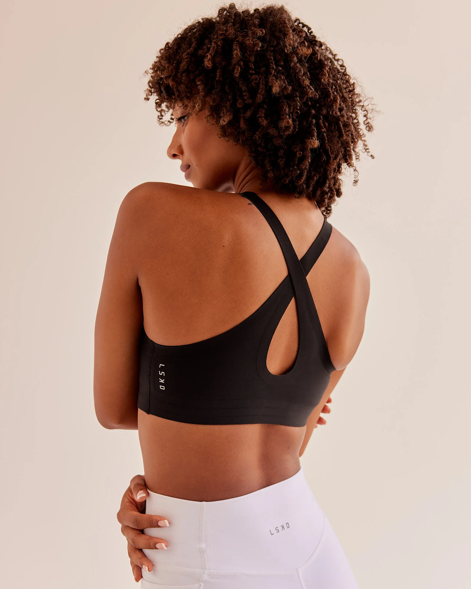 Bend & FLX Plunge Sports Bra - Black
