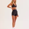 Bend & FLX Plunge Sports Bra - Black