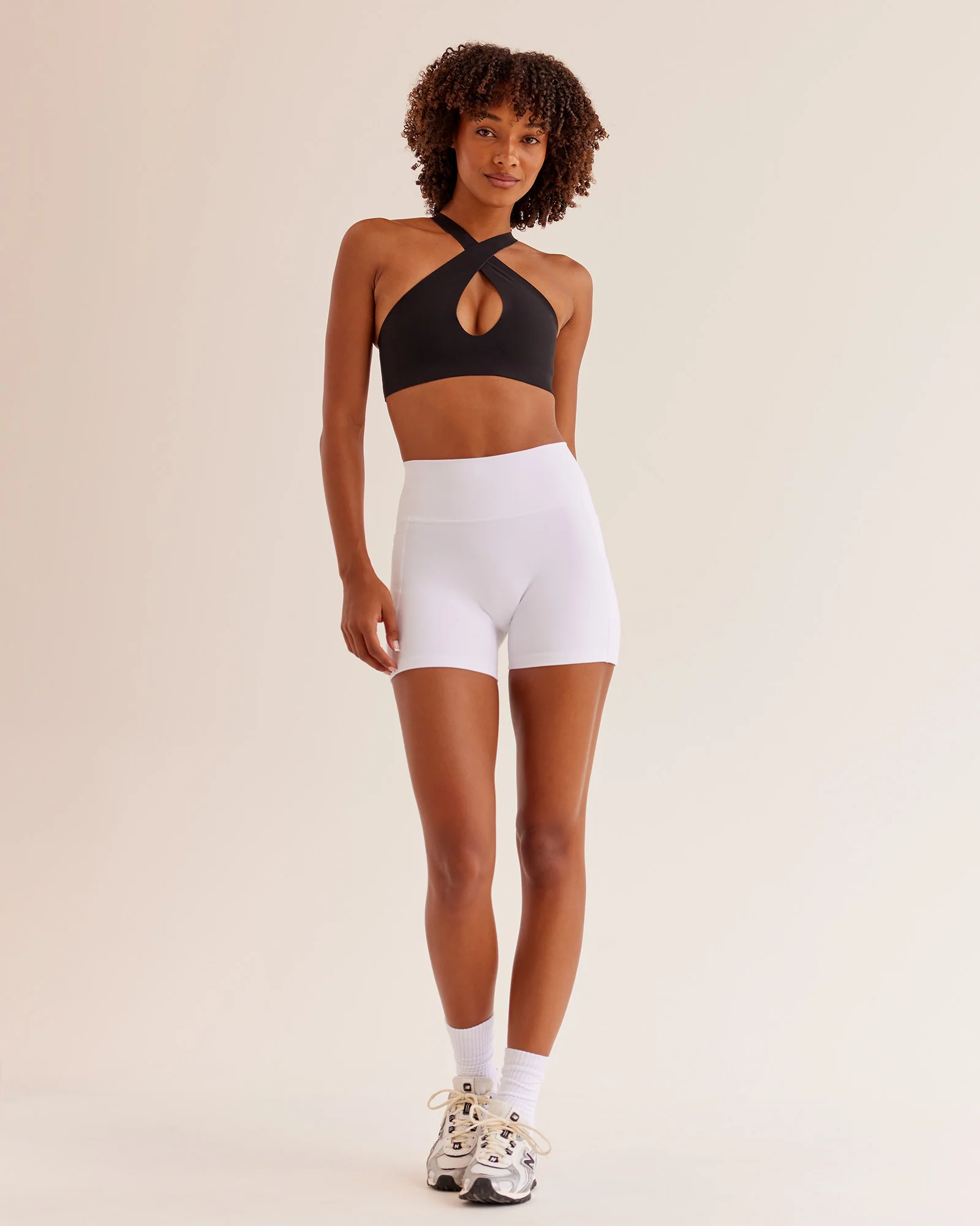 Bend & FLX Plunge Sports Bra - Black