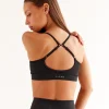 Spark Seamless Sports Bra - Black