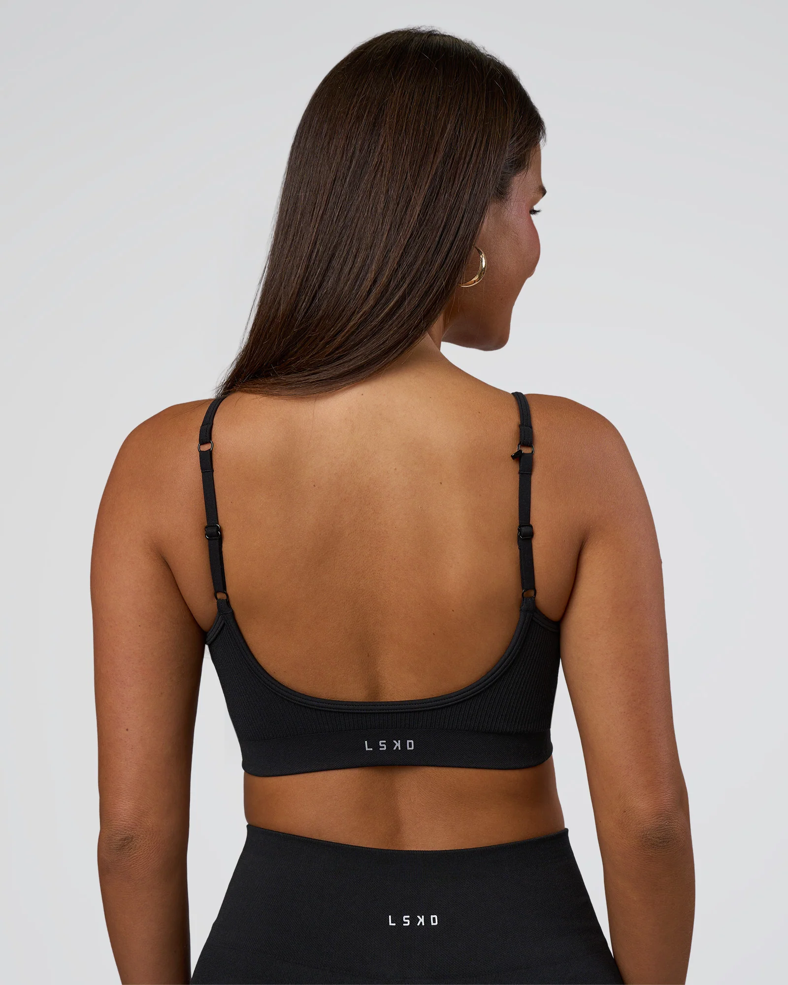 Spark Seamless Sports Bra - Black