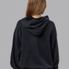 Chrome Washed Oversized Hoodie - Black