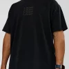 Move Fast Heavyweight Oversized Tee - Black Washed