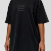 Move Fast Heavyweight Oversized Tee - Black Washed