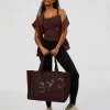 CF Move Through It Rib Tank - Hot Chocolate