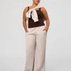 CF Move Through It Rib Tank - Hot Chocolate
