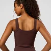 CF Move Through It Rib Tank - Hot Chocolate