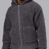 Sherpa Oversized Jacket - Dark Storm
