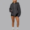 Sherpa Oversized Jacket - Dark Storm