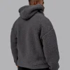 Sherpa Oversized Jacket - Dark Storm