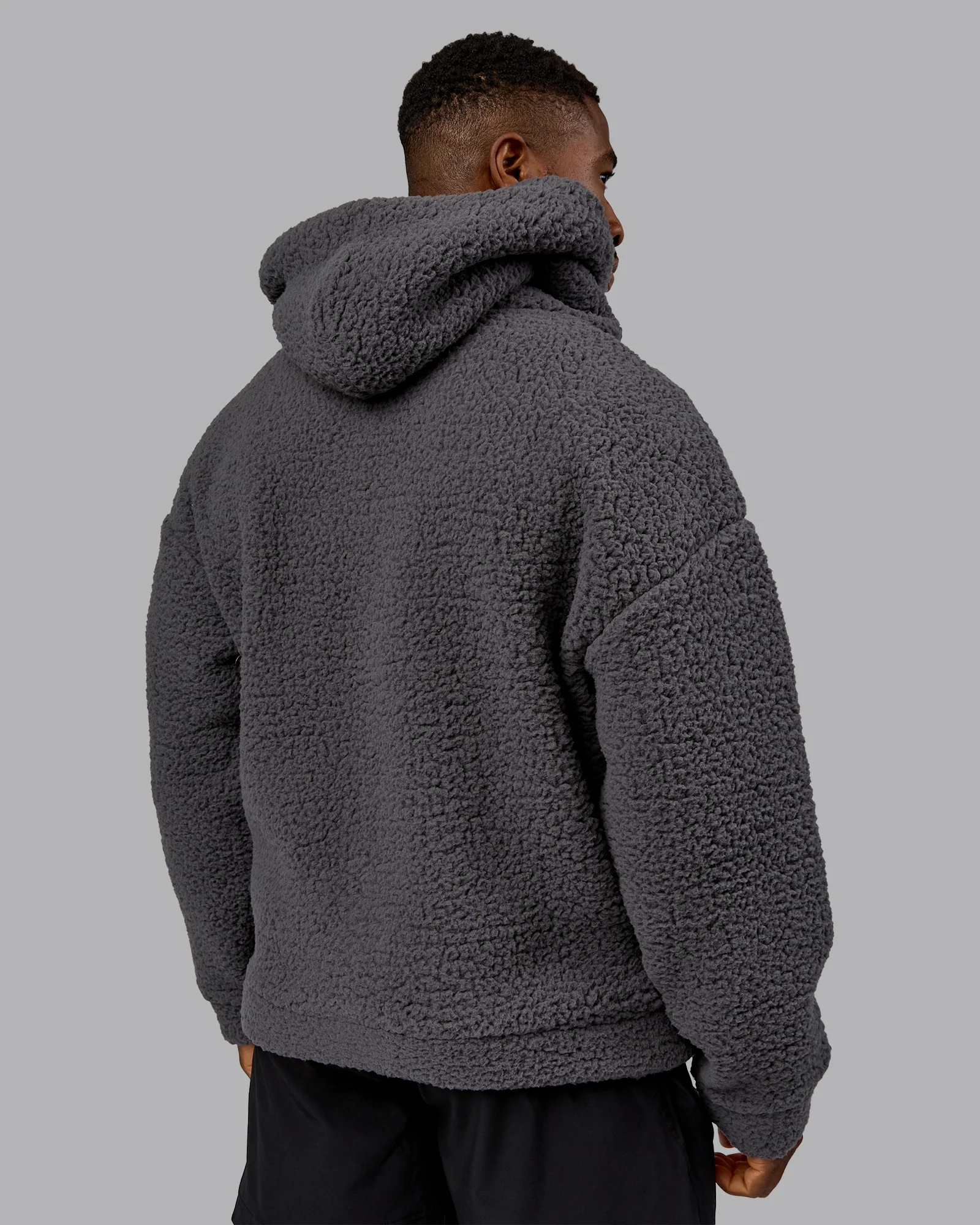 Sherpa Oversized Jacket - Dark Storm