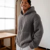 Sherpa Oversized Jacket - Dark Storm