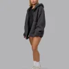 Sherpa Oversized Jacket - Dark Storm