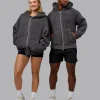 Sherpa Oversized Jacket - Dark Storm