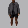 Sherpa Oversized Jacket - Dark Storm