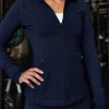 Stride Zip Through Jacket - Future Navy