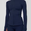 Stride Zip Through Jacket - Future Navy