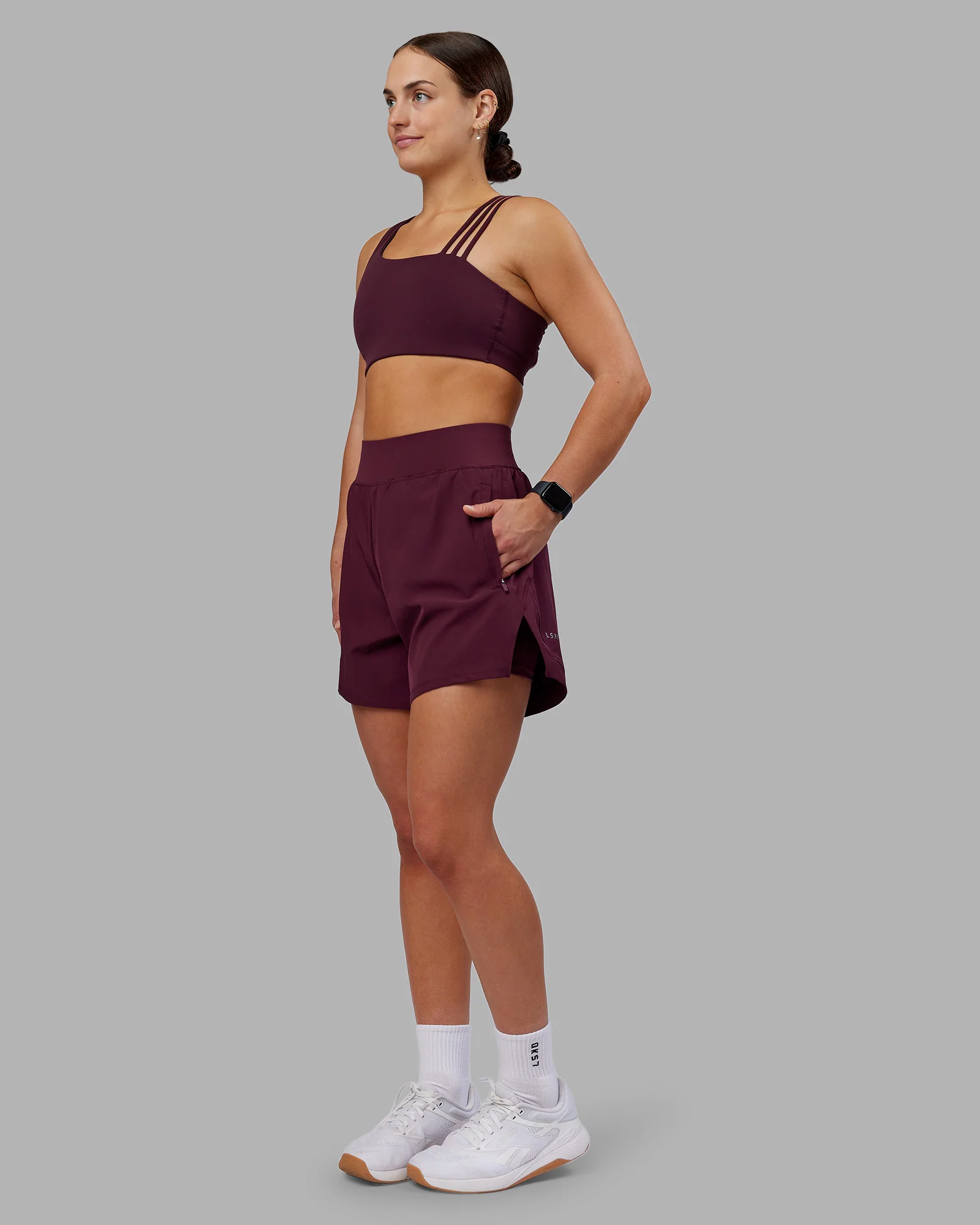 Challenger 5" Lined Performance Short - Cherry Lacquer
