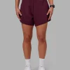 Challenger 5" Lined Performance Short - Cherry Lacquer