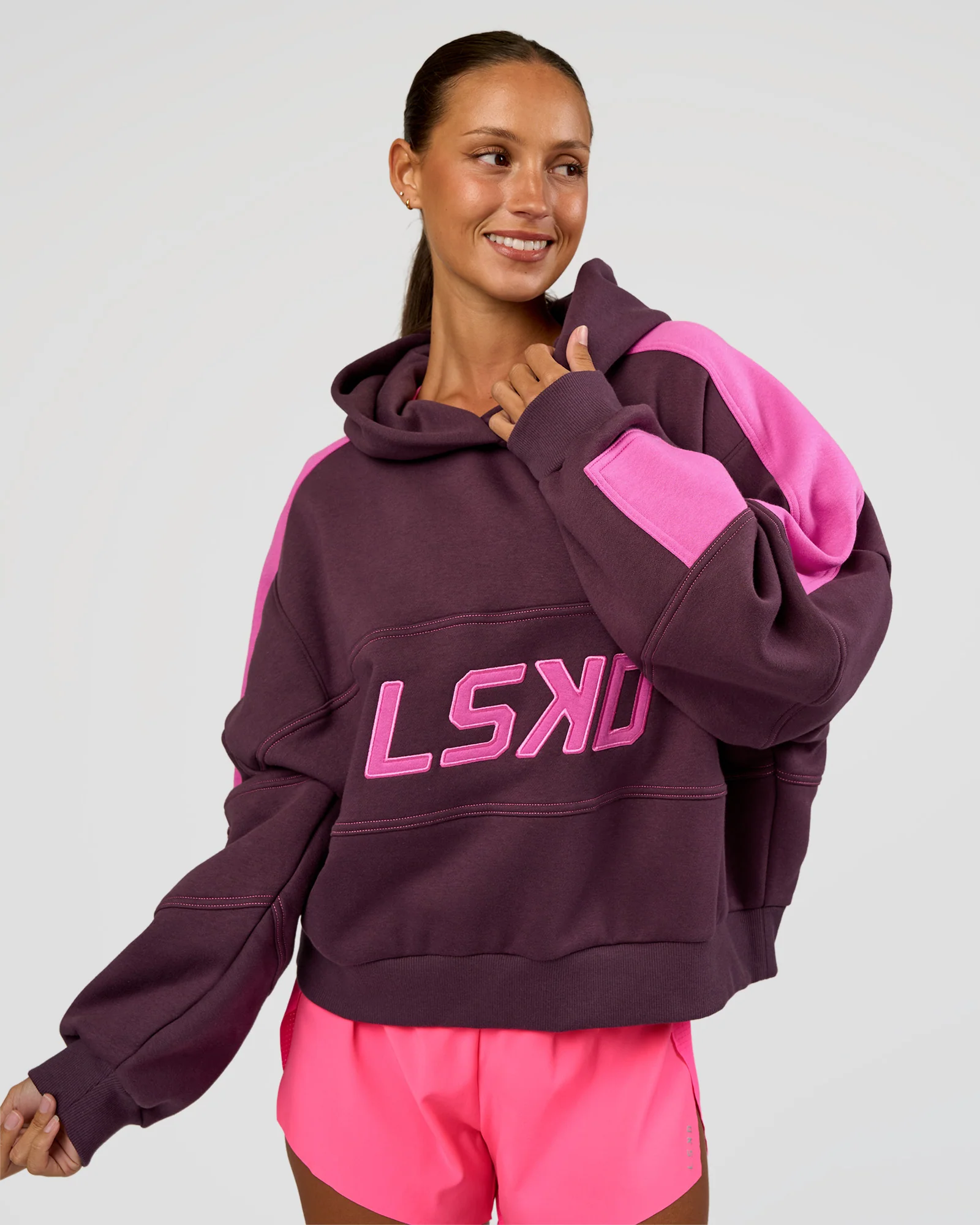 18379-midnight-plum-ultra-fuchsia-s-midnight-plum-ultra-fuchsia-s-variation-1.webp Slam Cropped Oversized Hoodie - Midnight Plum-Ultra Fuchsia