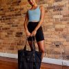 Staple Active Cropped Tank - Glacial Blue