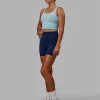 Staple Active Cropped Tank - Glacial Blue