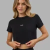 18458-black-white-2xs-black-white-2xs-variation-1.webp Go-To FLXCotton Baby Tee - Black-White