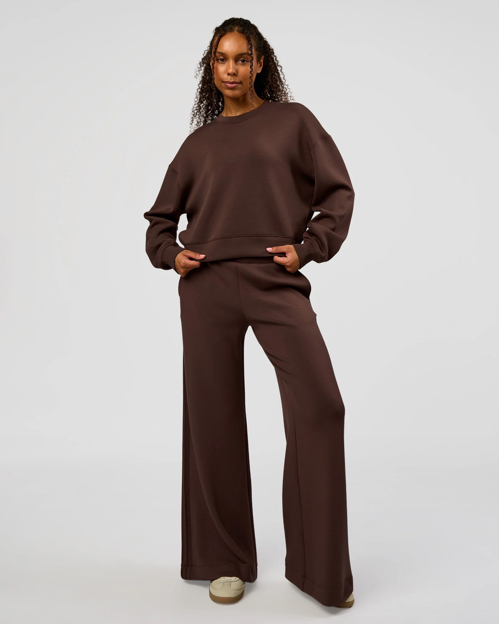 1848-cf-elevate-softtouch-pintuck-sweater-hot-chocolate-6.webp CF Elevate SoftTouch Pintuck Sweater - Hot Chocolate