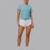 Pace Running Tee 2.0 - Retro Blue-White