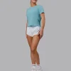 Pace Running Tee 2.0 - Retro Blue-White