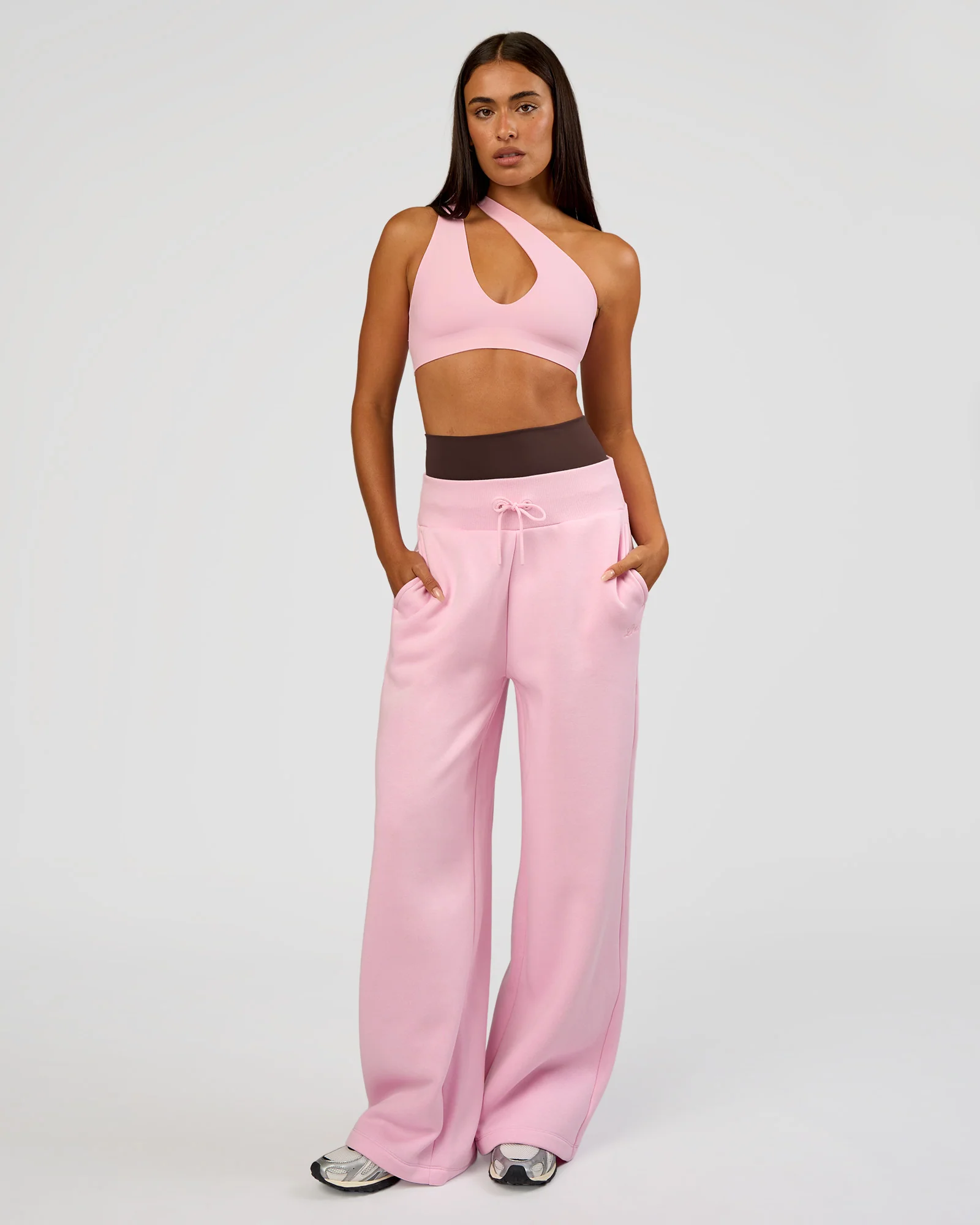 Bend & FLX Plunge Sports Bra - Marshmallow