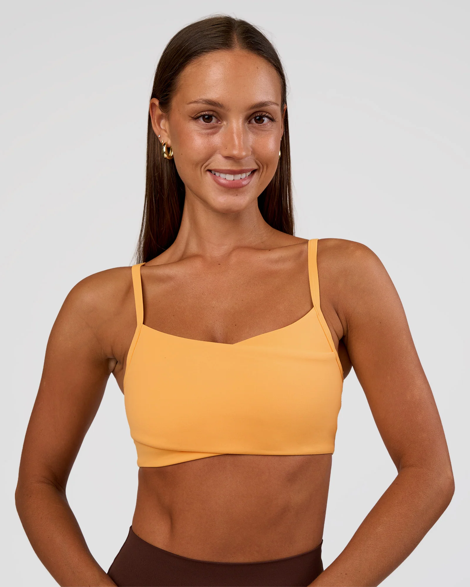 18634-peaches-wrap-sports-bra-warm-apricot-3.webp Peaches Wrap Sports Bra - Warm Apricot