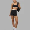 18643-liberate-contrast-high-rise-4-short-pockets-black-white-7.webp Liberate Contrast High-Rise 4" Short Pockets - Black-White